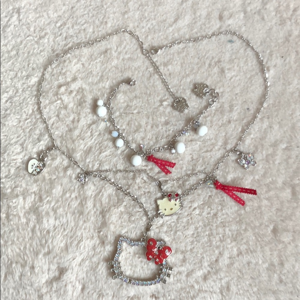 Anna Sui Hello Kitty Necklace Bracelet Set